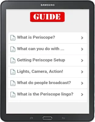 Periscope guide android App screenshot 2